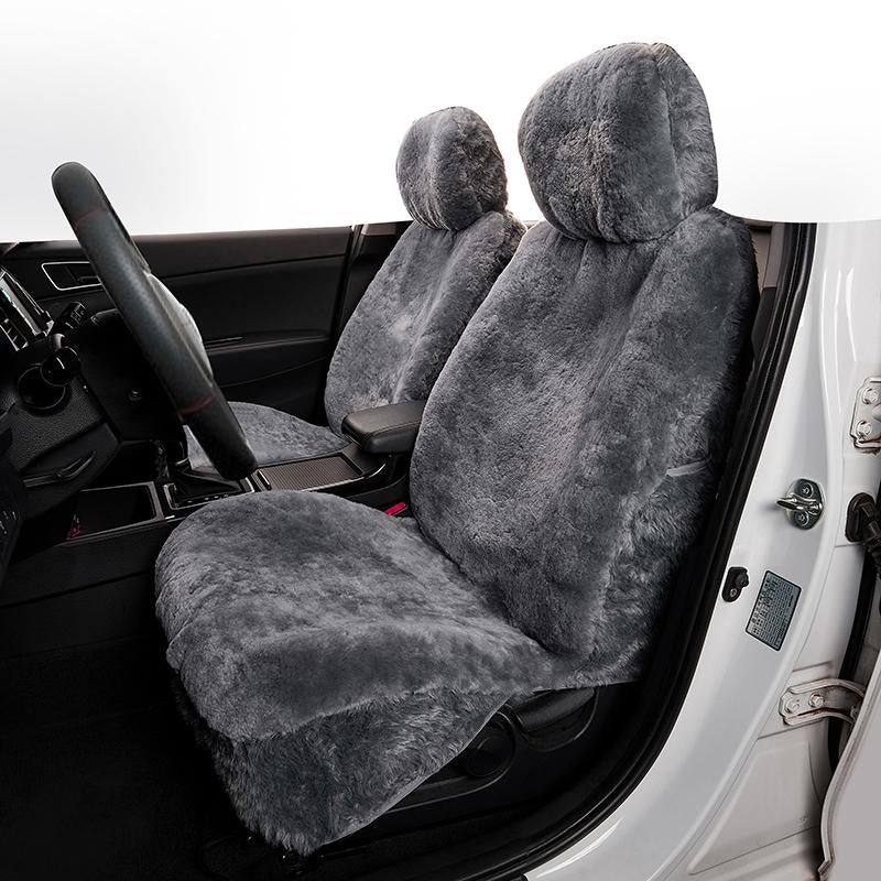 Sheepskin Car Seats Cover Protector Set