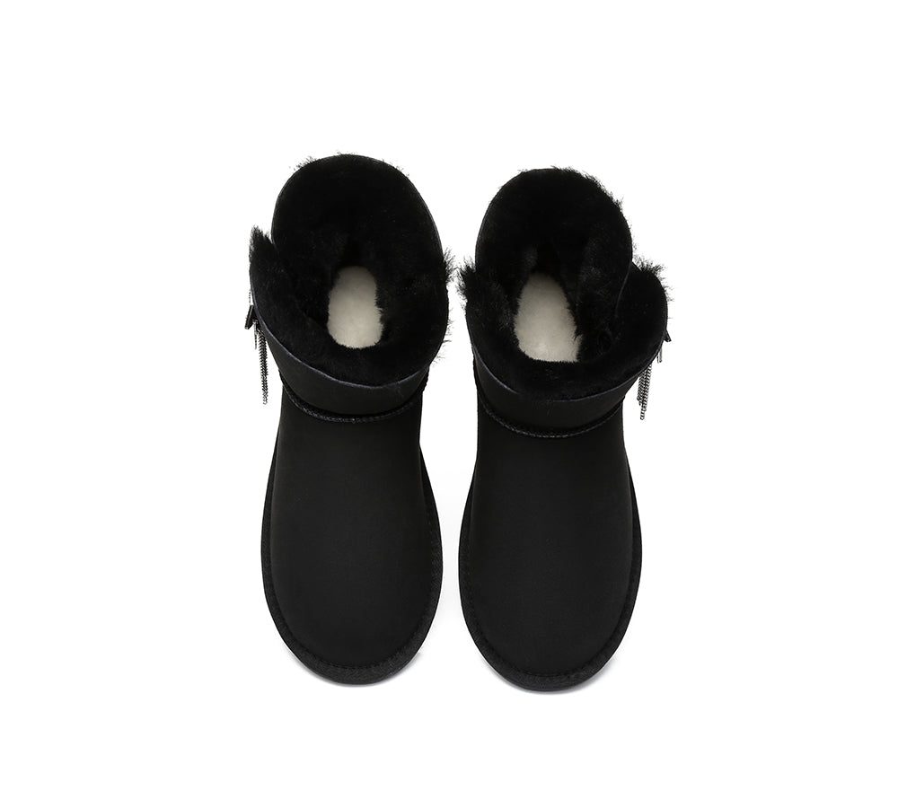 Mini Boots Side Star Button Meteor - UGG Boots - Black - AU Ladies 10 / AU Men 8 / EU 41 - Uggoutlet