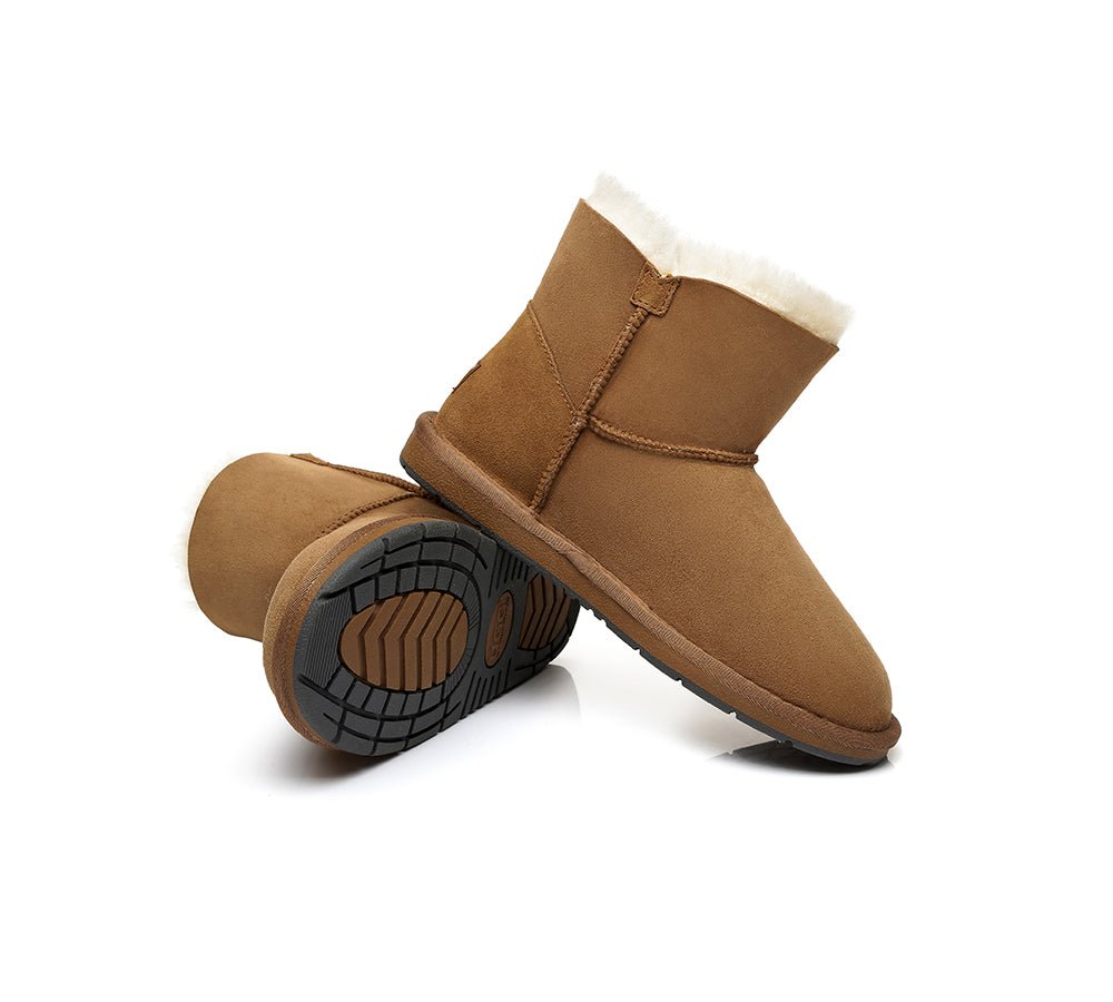 Mini Boots Side Star Button Meteor - UGG Boots - Chestnut - AU Ladies 10 / AU Men 8 / EU 41 - Uggoutlet