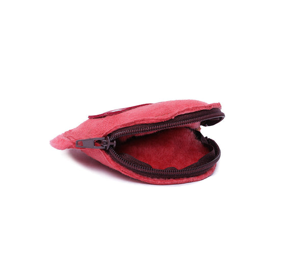 Purse - Urban UGG® Sheepskin Wool Fluffy Zip Purse