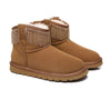 Rita Women Mini Boots Double Face Sheepskin Metal Tassel - UGG Boots - Chestnut - AU Ladies 4 / AU Men 2 / EU 35 - Uggoutlet