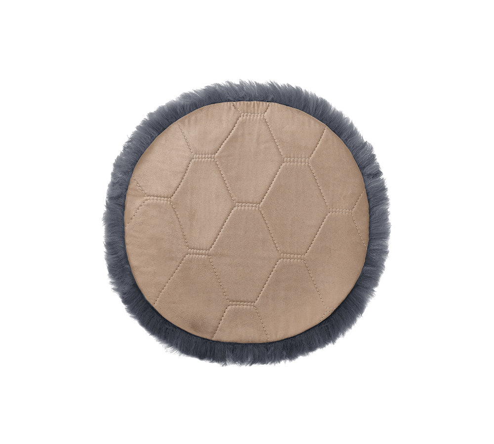 Rugs - Round Wool Seat Cushion 40cm X 40cm