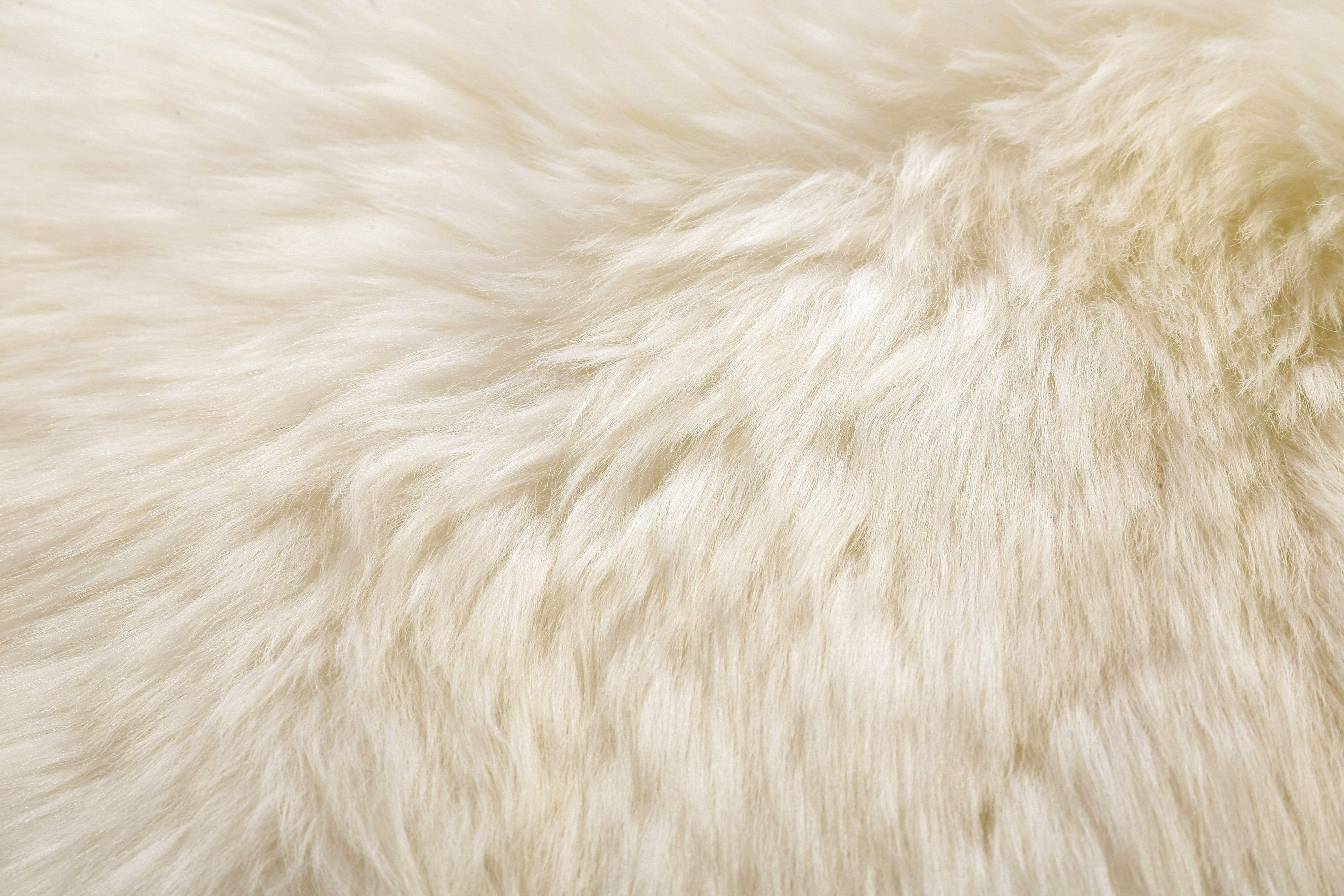 Premium Australian Sheepskin Single Long Wool Rug 185cm - Rugs - Ivory - 185CM - Uggoutlet