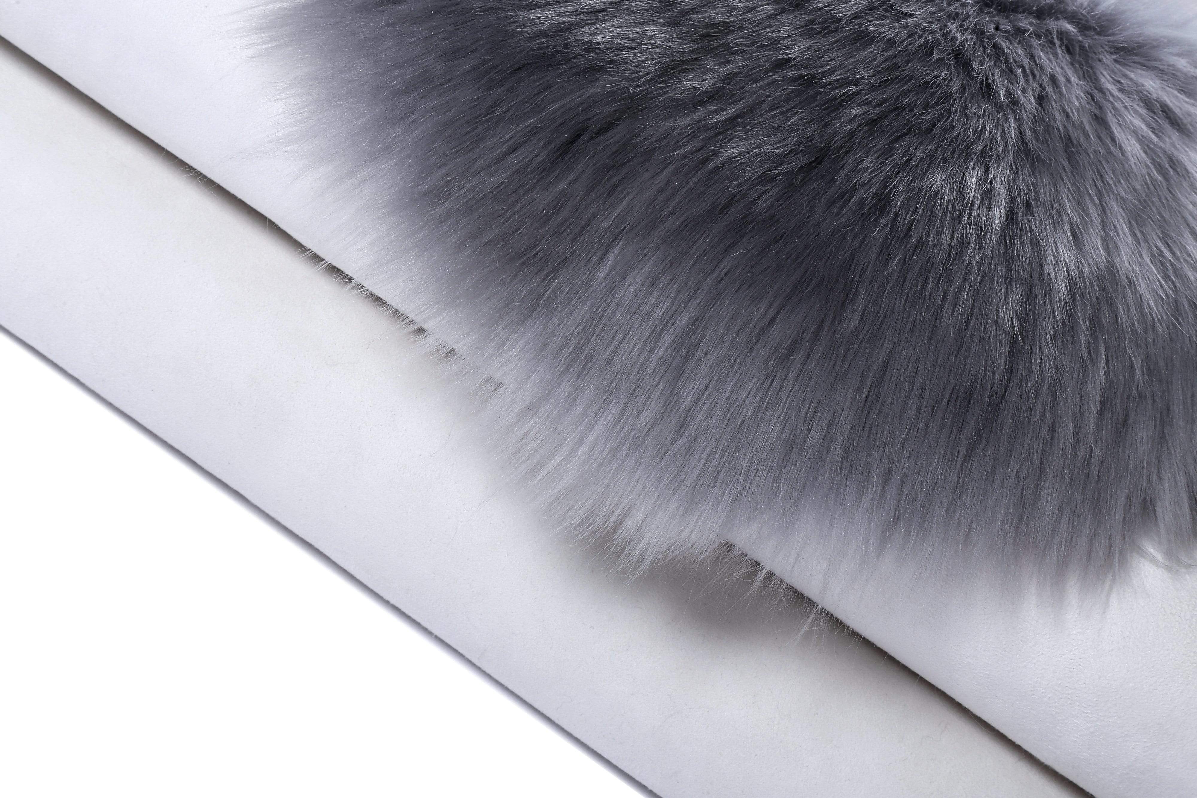 Premium Australian Sheepskin Single Long Wool Rug 185cm - Rugs - Grey - 185CM - Uggoutlet