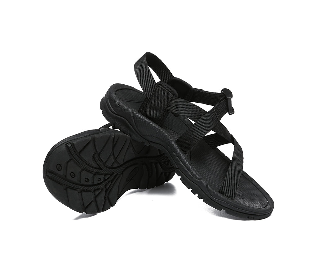 Sandals - Black Strap Sandals Women Leilani