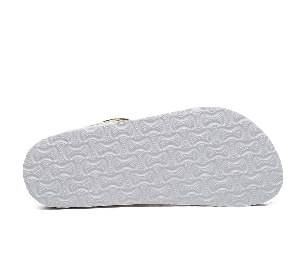 Sandals - Embossed Summer Beach Unisex Slip-on Lindsay Sandals