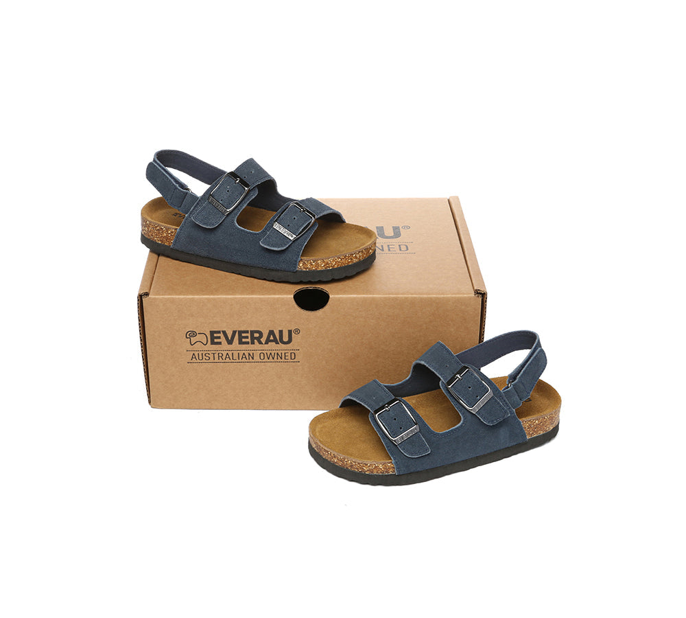 Sandals - EVERAU® Kids Adjustable Straps Hook And Loop Slingback Summer Sandals