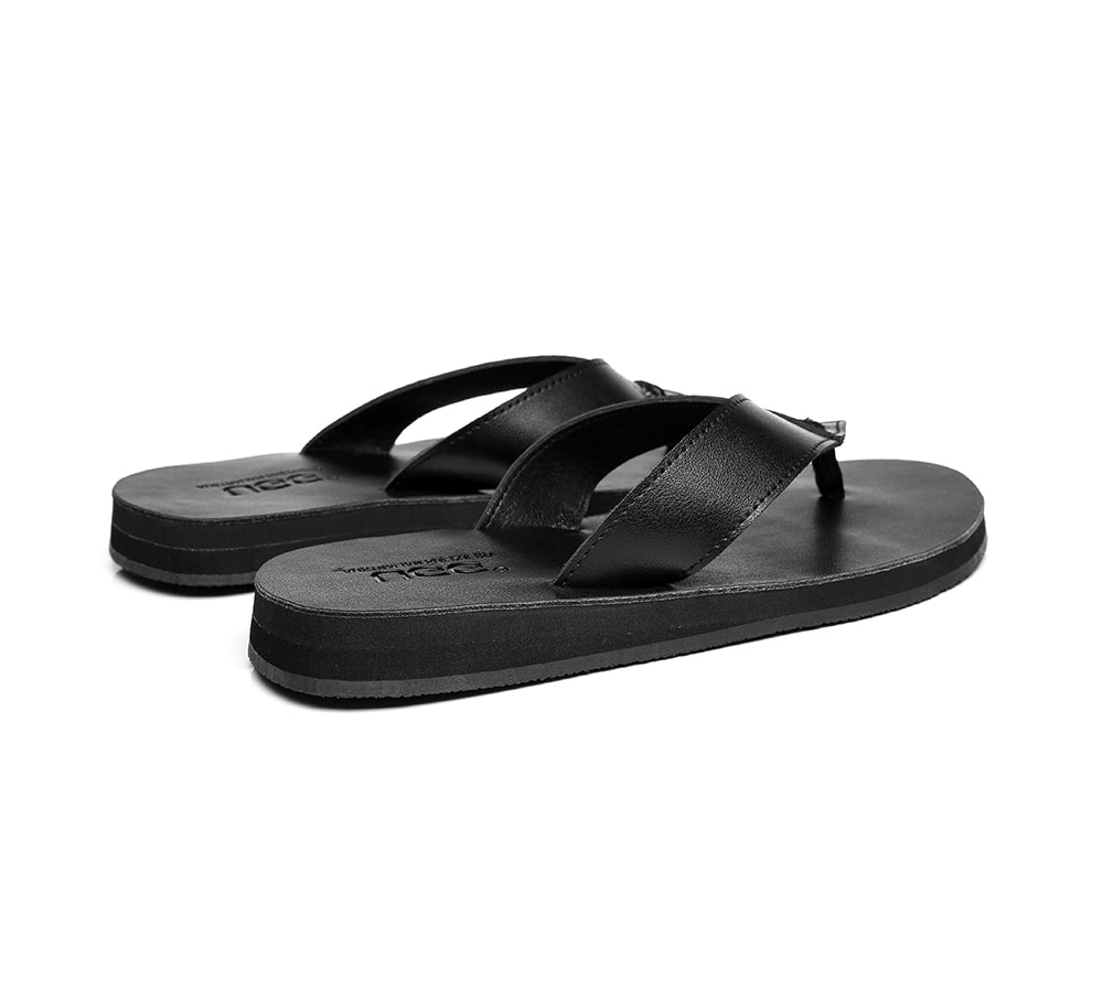 Slides - AS Murphy Unisex Leather Slides Thong