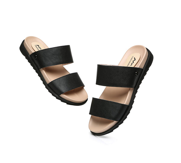 Slides - Double Strap Sandal Slides Women Savannah