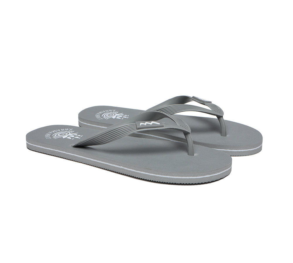 TARRAMARRA® Flip Flops Thongs Traveller - Slides - Light Grey - AU Ladies 10 / AU Men 8 / EU 41 - Uggoutlet