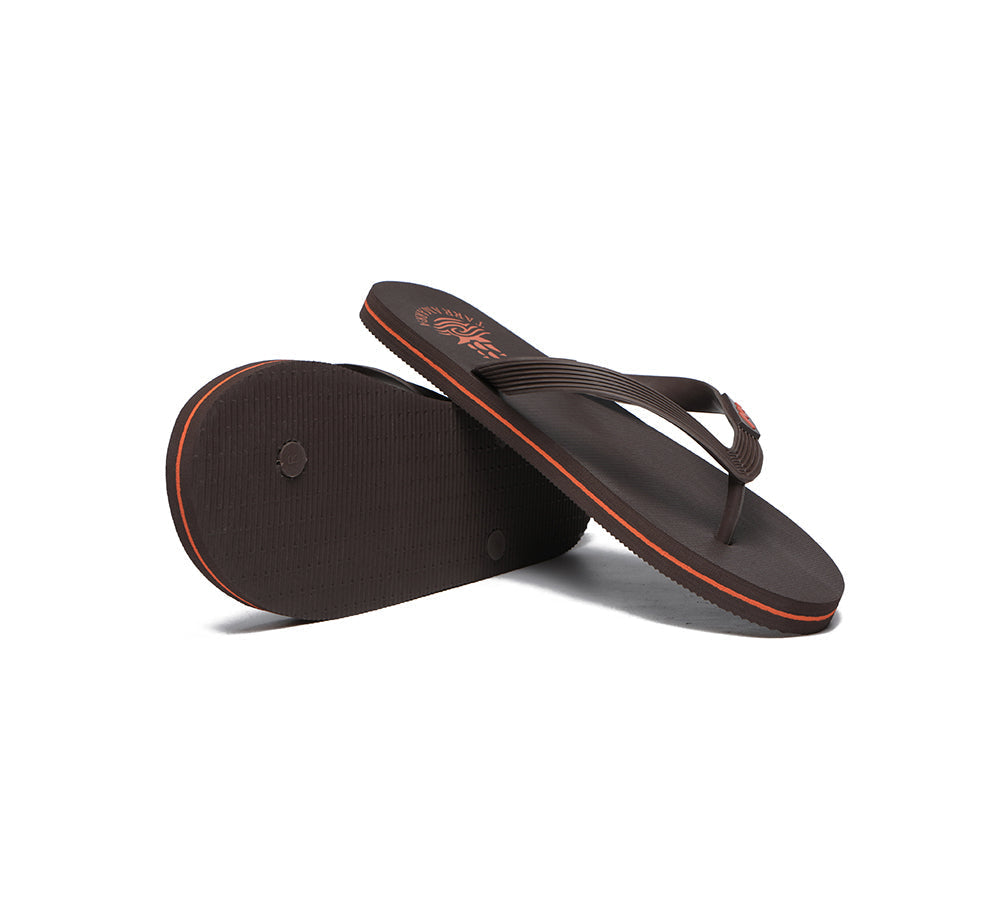 TARRAMARRA® Flip Flops Thongs Traveller - Slides - Chocolate - AU Ladies 10 / AU Men 8 / EU 41 - Uggoutlet