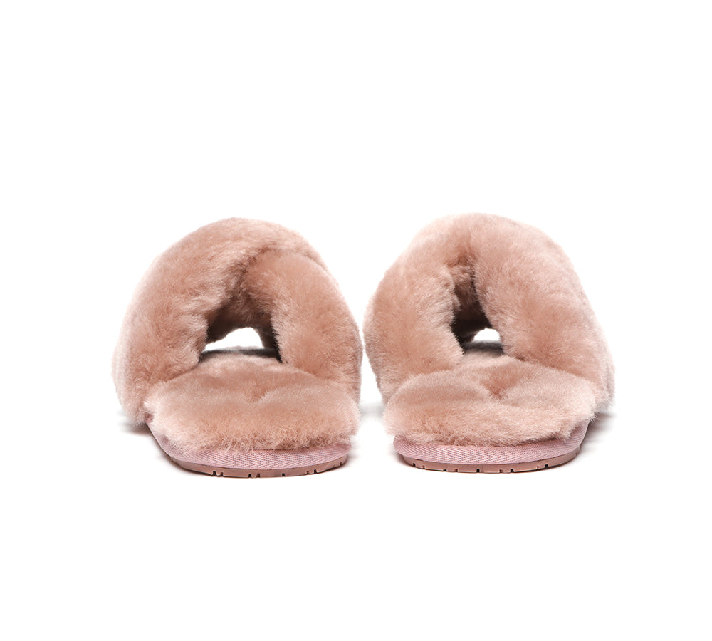 Slides - Fluffy Crossover Slides Linty Limited Edition