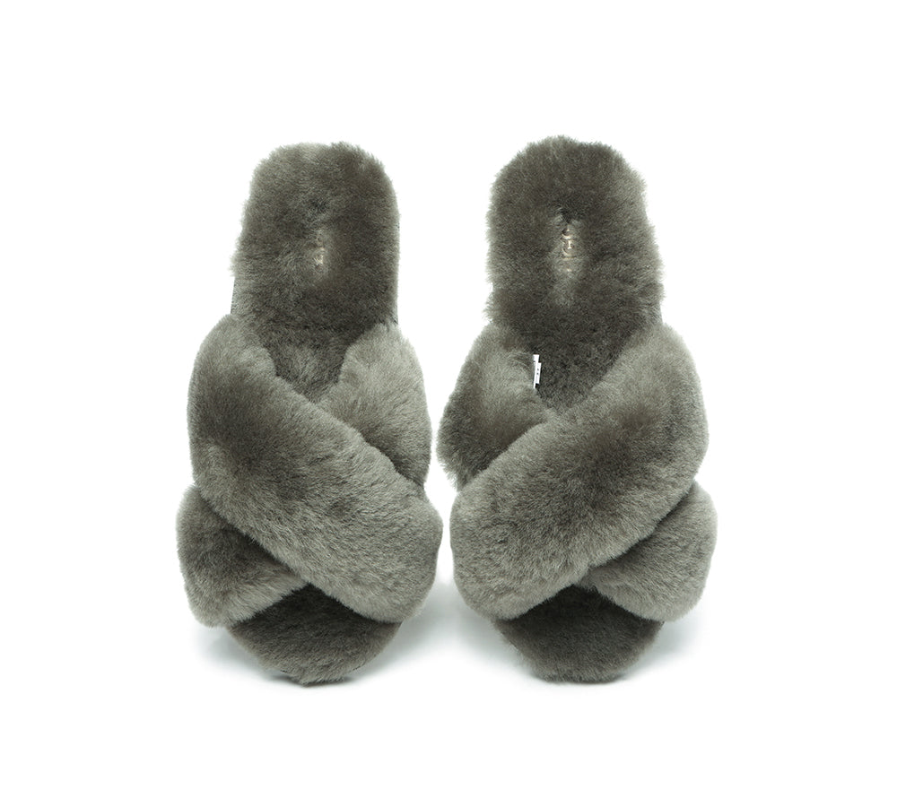 Slides - Fluffy Crossover Slides Linty Limited Edition