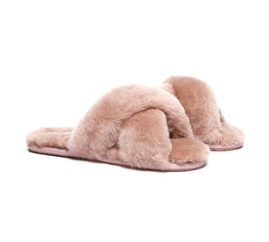 Slides - Fluffy Crossover Slides Linty Limited Edition