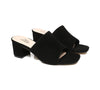 Slides - Suede Block Heel Mule Women Tilda