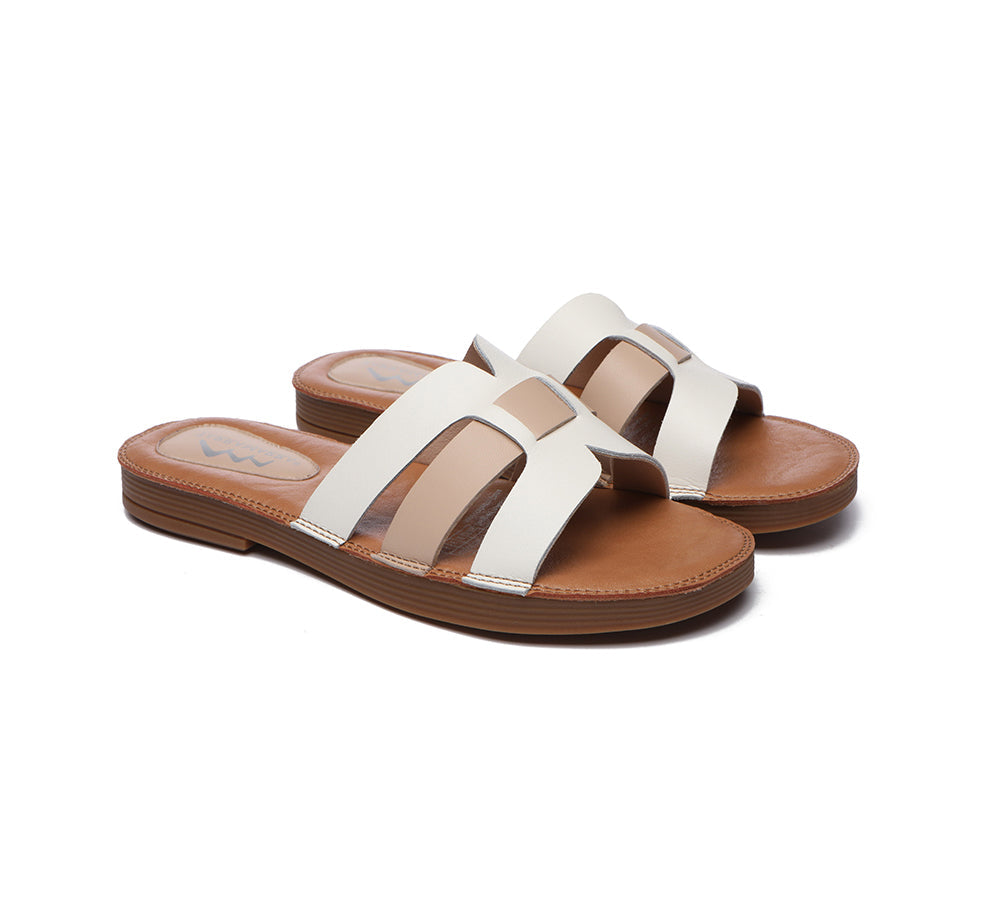 Slides - Ultra Soft Open Toe Woven Flat Sandals Women Sandals