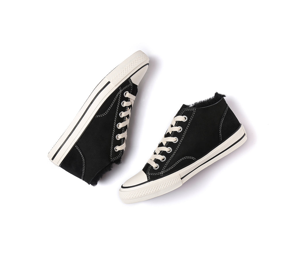 Sneaker - TA Veda Women Sheepskin Sneakers Wool Lining