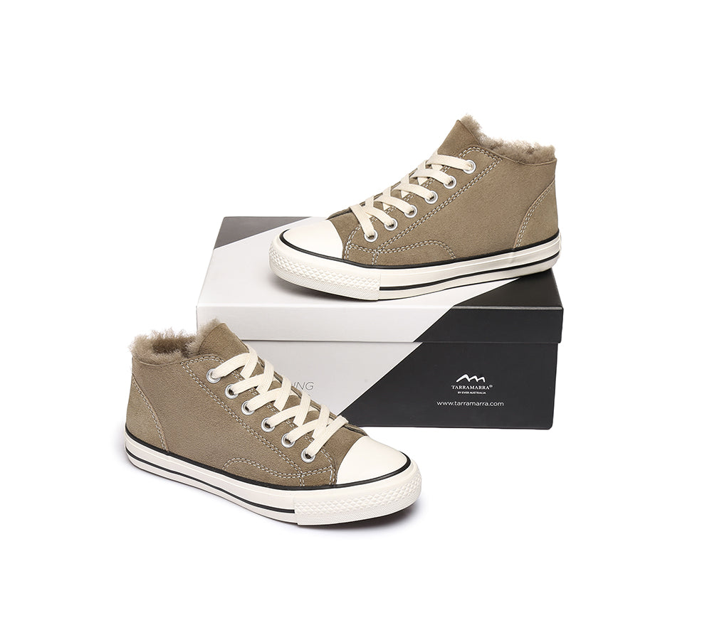 Sneaker - TA Veda Women Sheepskin Sneakers Wool Lining