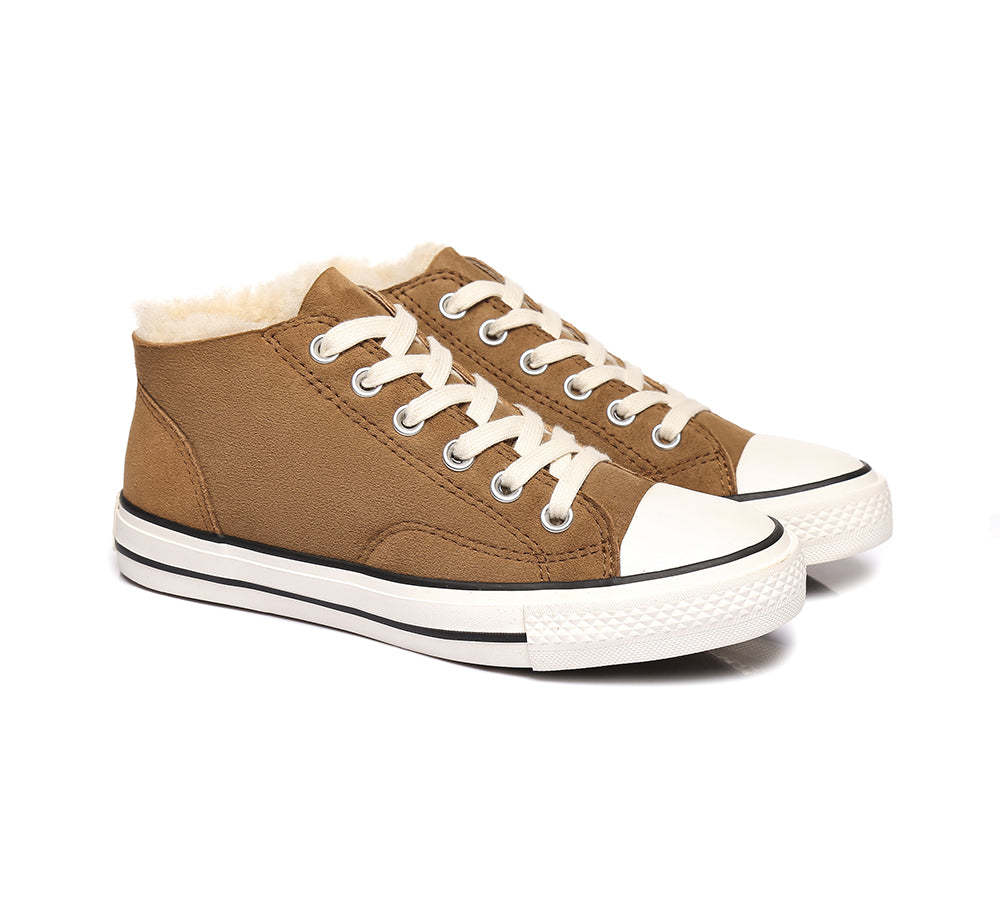 Sneaker - TA Veda Women Sheepskin Sneakers Wool Lining