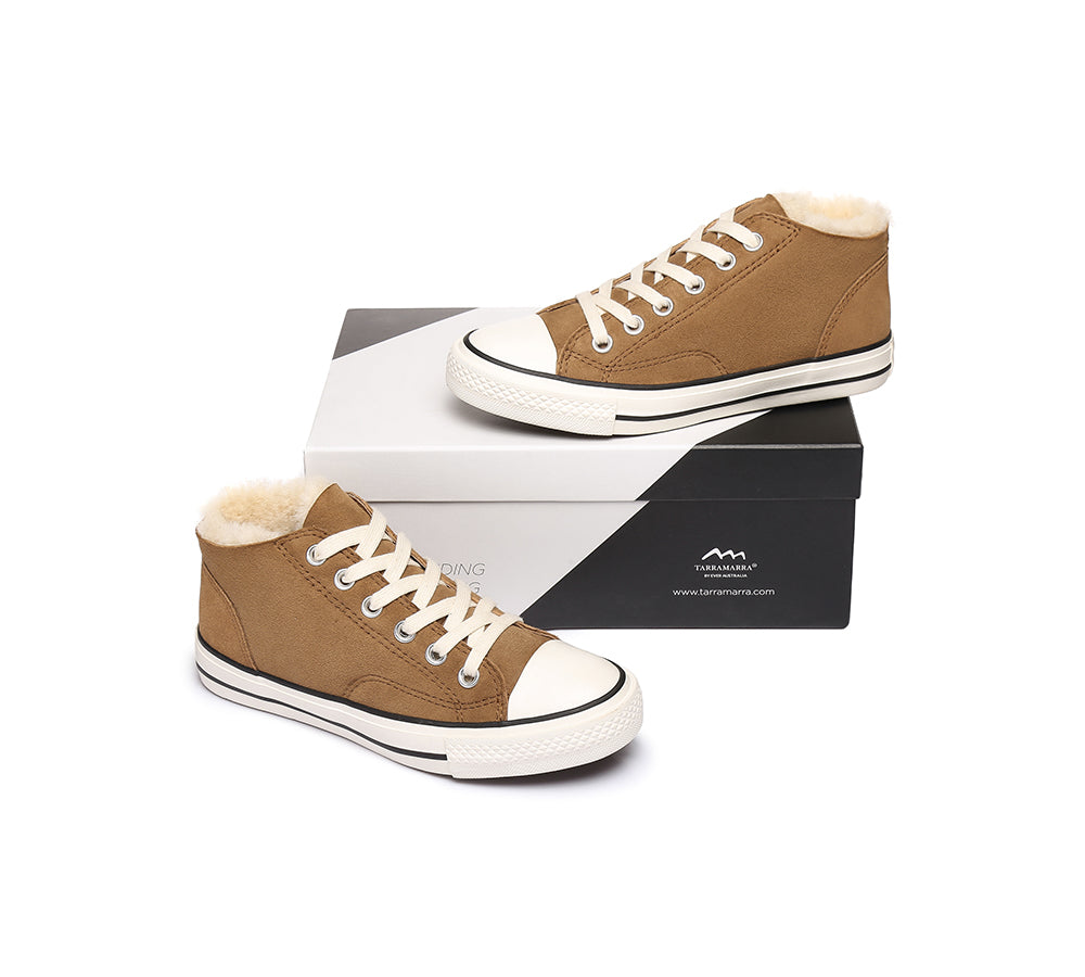 Sneaker - TA Veda Women Sheepskin Sneakers Wool Lining