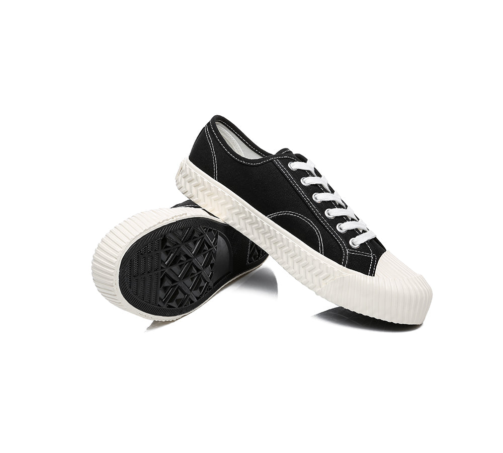 Sneakers - Canvas Sneakers Lace-up Men Cracker Plus