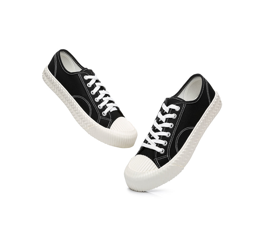 Sneakers - Canvas Sneakers Lace-up Men Cracker Plus