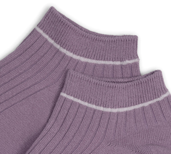 Socks - 100% Cotton Color Matching Shallow Mouth Socks One Pair