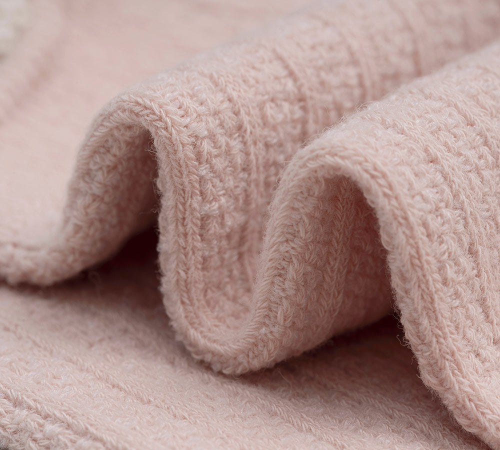 TARRAMARRA® 100% Cotton Ruffle Shallow Mouth Socks One Pair - Socks - Light Pink - One Size - Uggoutlet