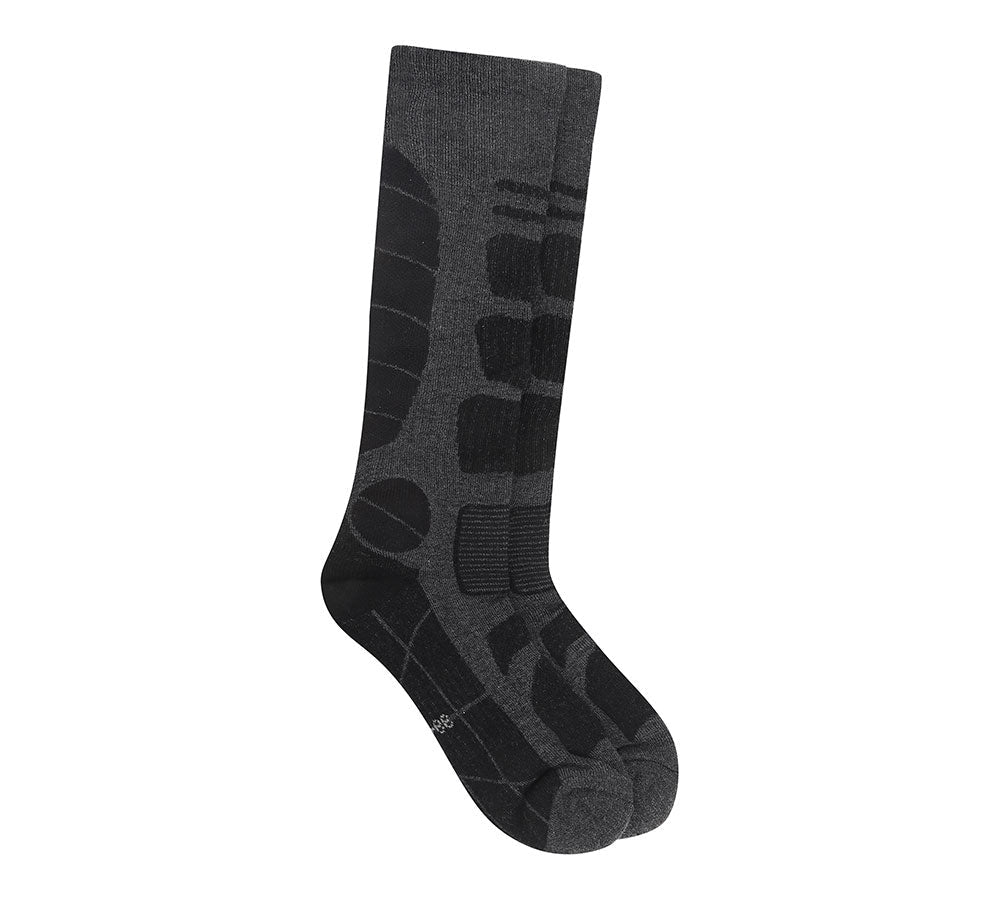 TARRAMARRA® Merino Wool Thermal Extra Thick Socks - Socks - Dark Grey/black - L - Uggoutlet