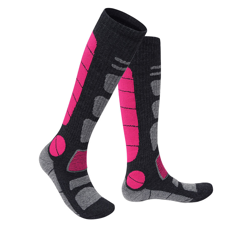 TARRAMARRA® Merino Wool Thermal Extra Thick Socks - Socks - Light Grey/rose - M - Uggoutlet