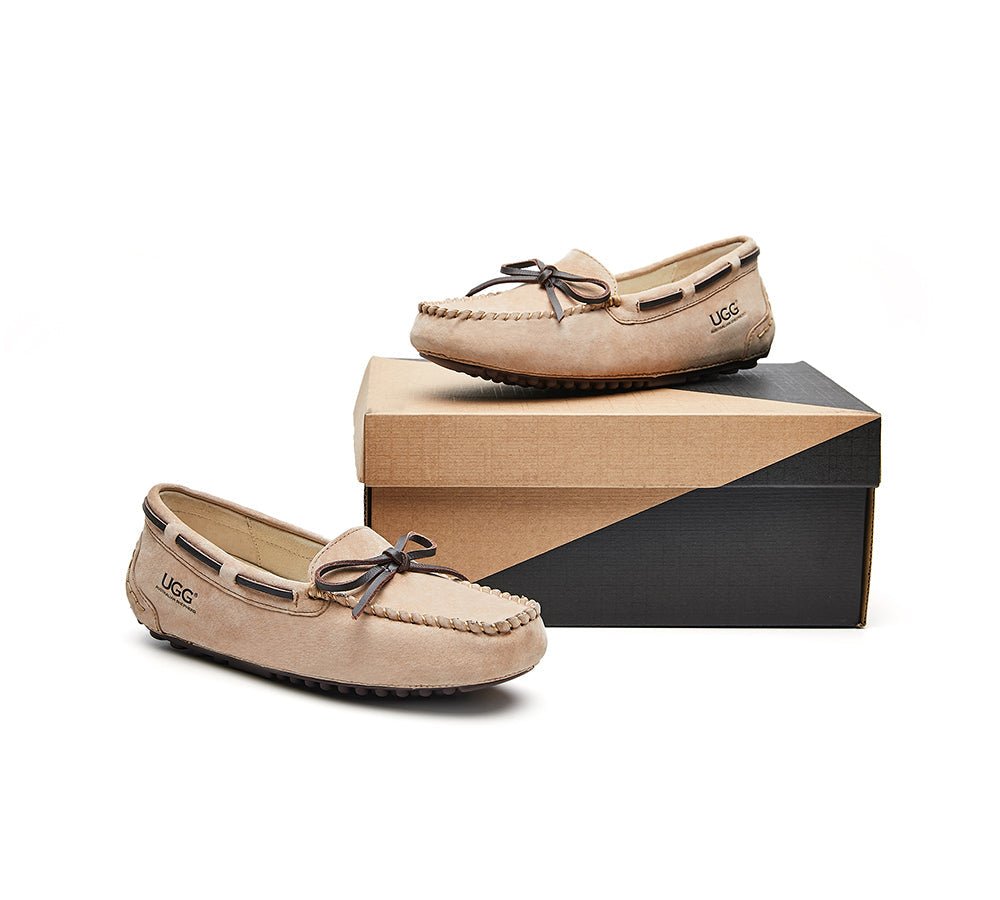 Summer Moccasins Mino - Comfort - Chestnut - AU Ladies 4 / AU Men 2 / EU 35 - Uggoutlet