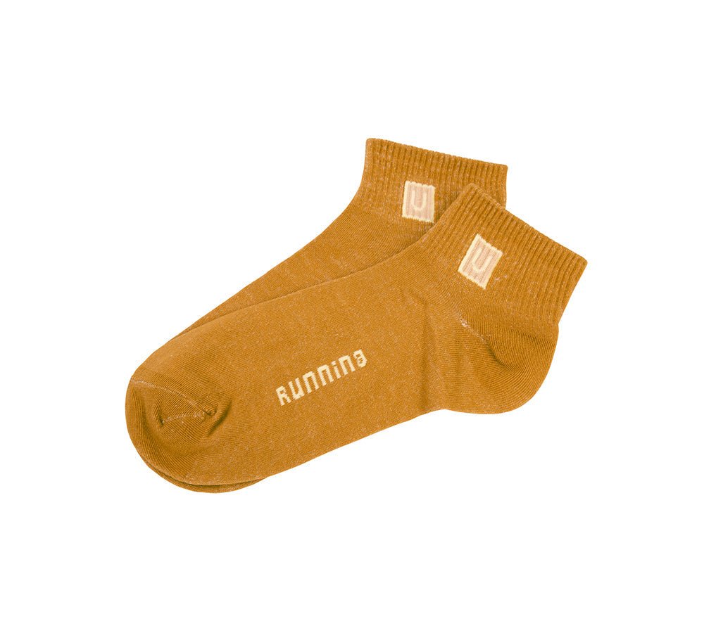 TARRAMARRA® Cotton Ankle Socks One Pair - Socks - Chestnut - One Size - Uggoutlet