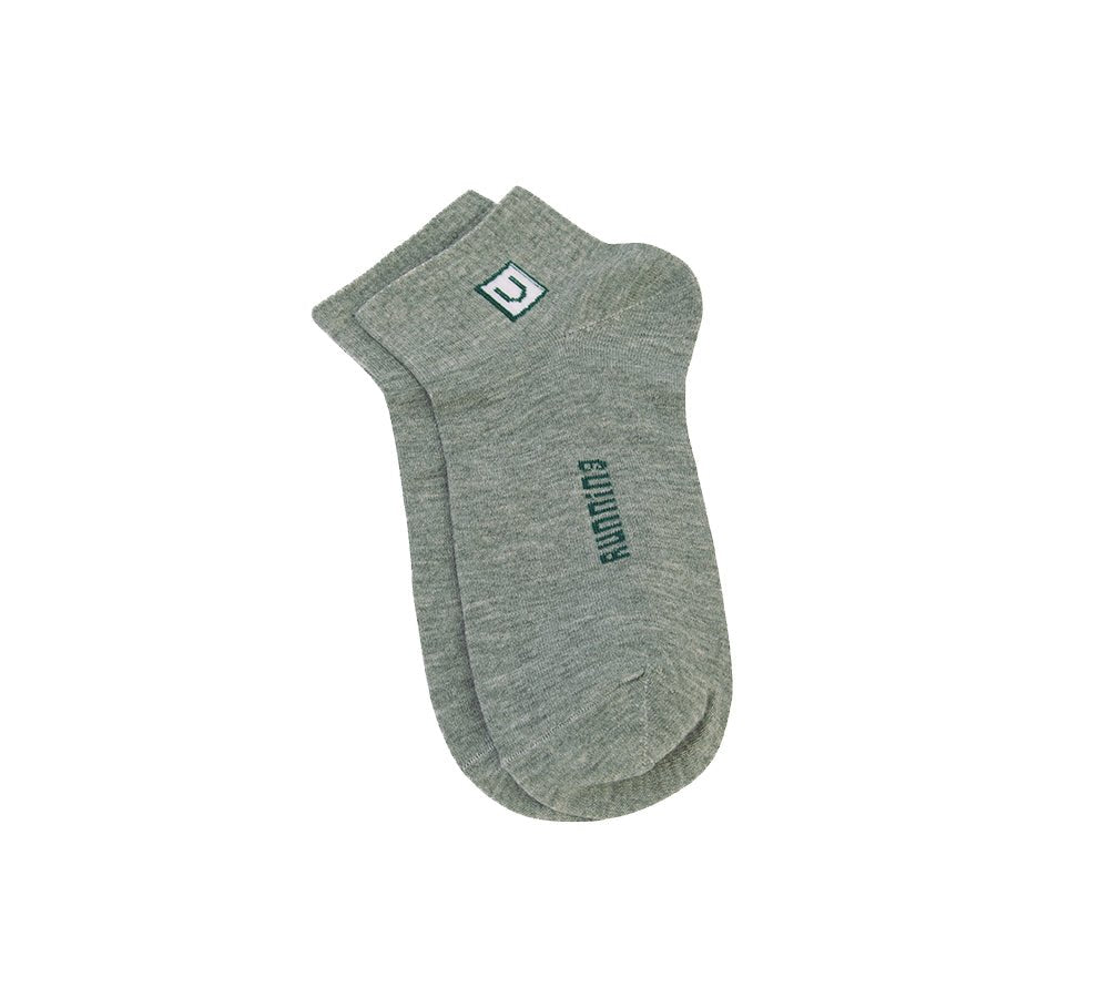 TARRAMARRA® Cotton Ankle Socks One Pair - Socks - Dark Grey - One Size - Uggoutlet