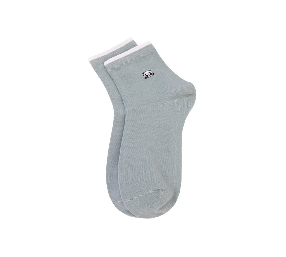 TARRAMARRA® Cotton Quarter Crew Socks One Pair - Socks - Eucalyptus - One Size - Uggoutlet