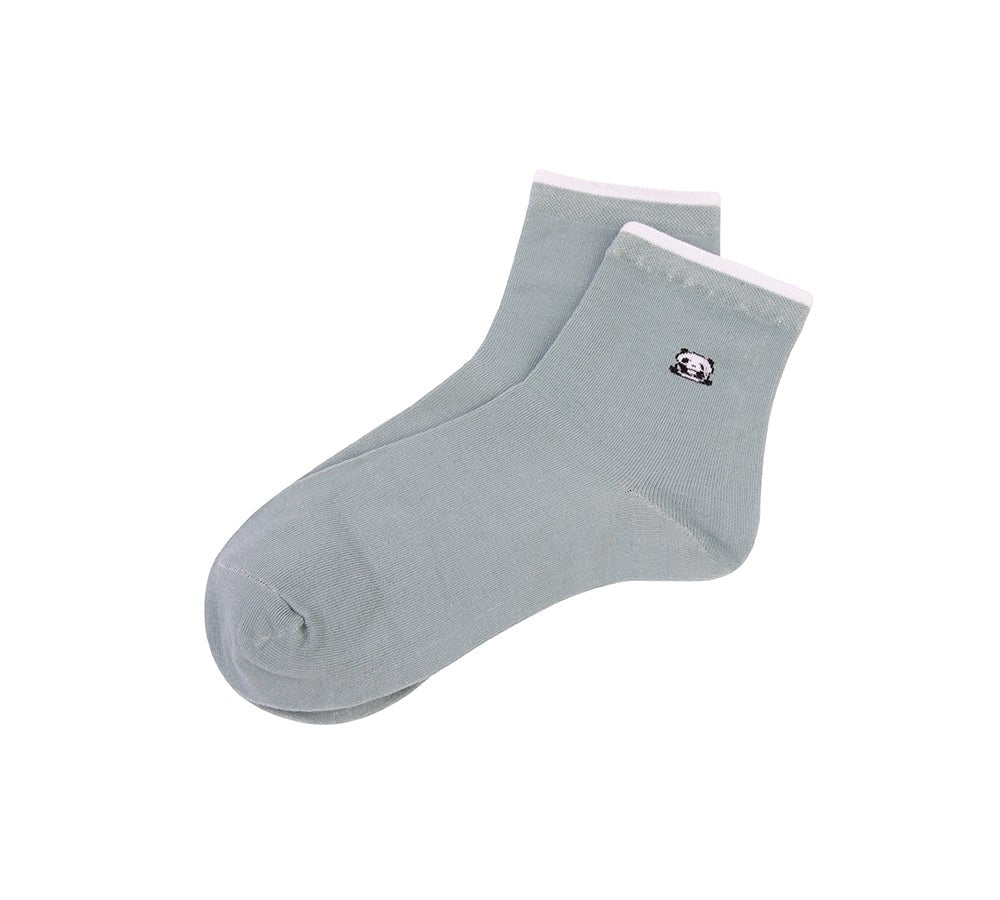 TARRAMARRA® Cotton Quarter Crew Socks One Pair - Socks - Eucalyptus - One Size - Uggoutlet