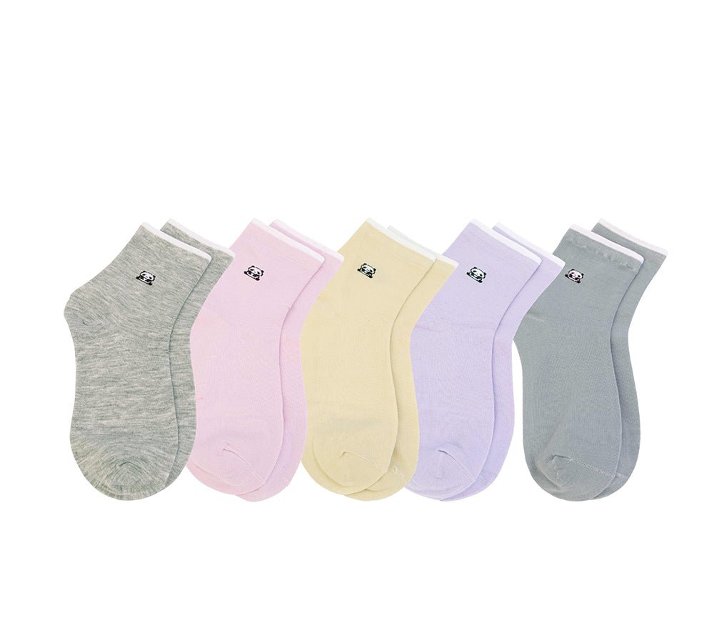 TARRAMARRA® Cotton Quarter Crew Socks One Pair - Socks - Grey - One Size - Uggoutlet