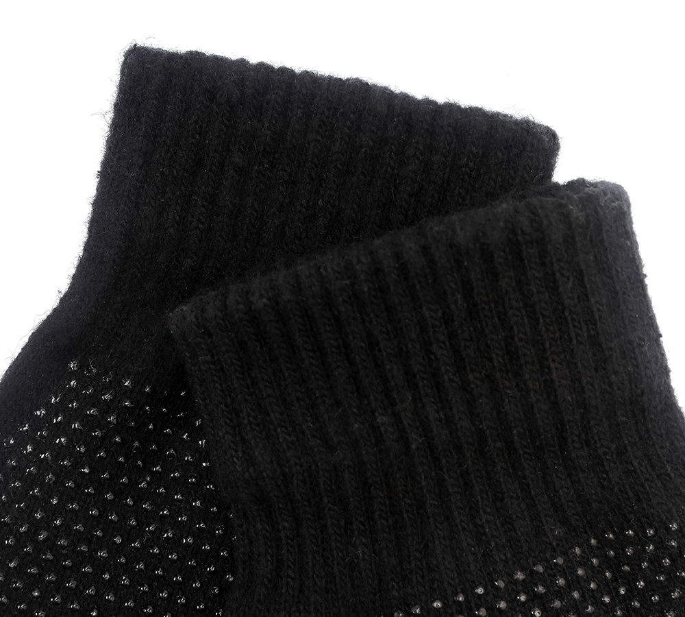 TARRAMARRA® Mens Fingerless Gloves With Non Slip Dots - Gloves - Black - One Size - Uggoutlet