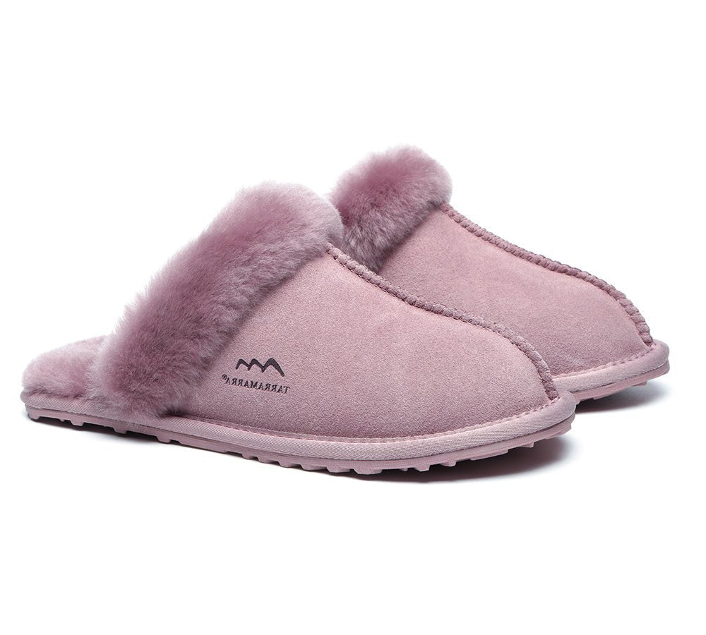 TARRAMARRA® Premium Sheepskin Unisex Slipper Rena - UGG Slippers - Dawn Pink - AU Ladies 4 / AU Men 2 / EU 35 - Uggoutlet