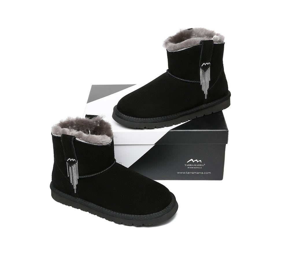 TARRAMARRA® Reeva Women Mini Boots - UGG Boots - Black - AU Ladies 4 / AU Men 2 / EU 35 - Uggoutlet