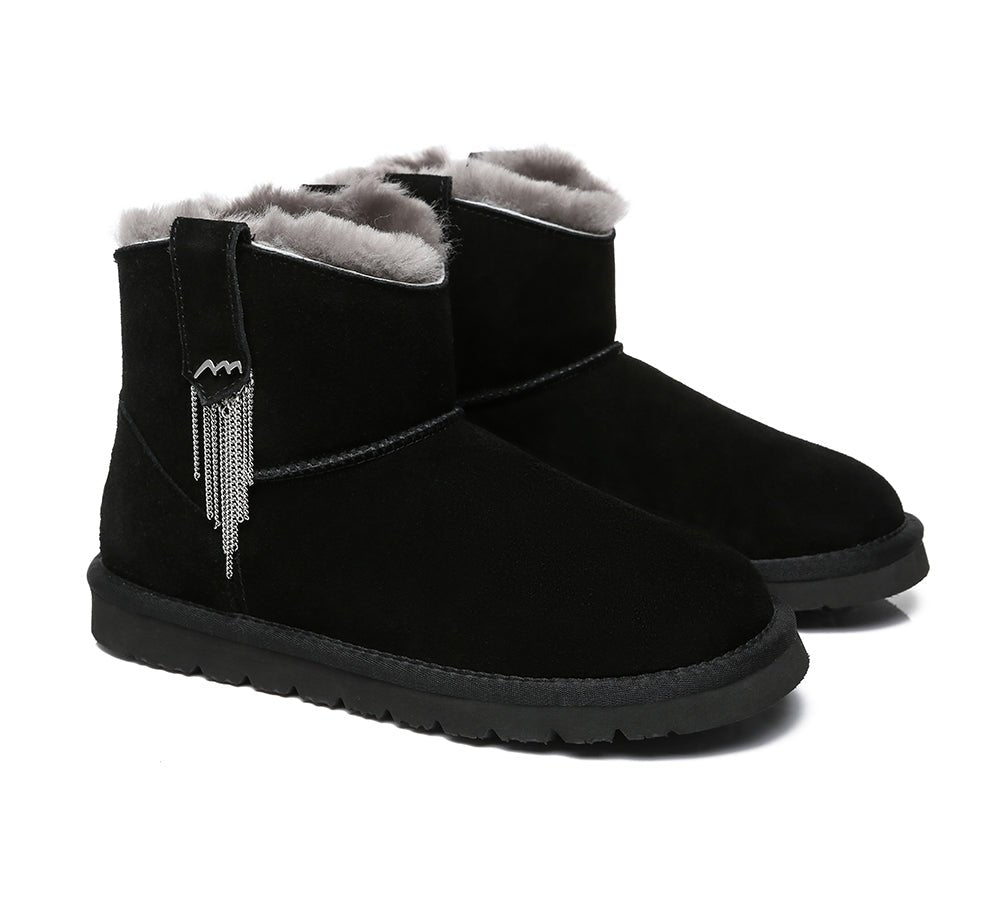 TARRAMARRA® Reeva Women Mini Boots - UGG Boots - Black - AU Ladies 4 / AU Men 2 / EU 35 - Uggoutlet