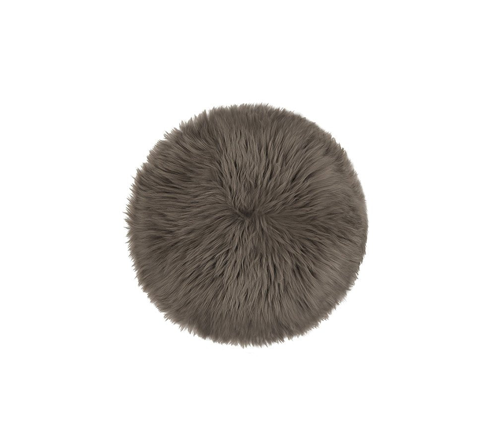 TARRAMARRA® Round Wool Seat Cushion 33Cm X 33Cm - Rugs - Coffee - One Size - Uggoutlet