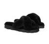 TARRAMARRA® Women Cross Fluffy Slides Nancy - Sandals - Black - AU Ladies 4 / AU Men 2 / EU 35 - Uggoutlet