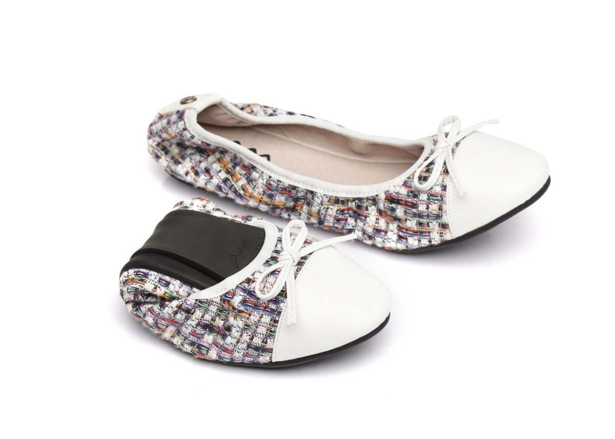 Tarramarra® Women Flat Ballet Quiche Shoes Vicky - Comfort - Plume - AU Ladies 4 / AU Men 2 / EU 35 - Uggoutlet