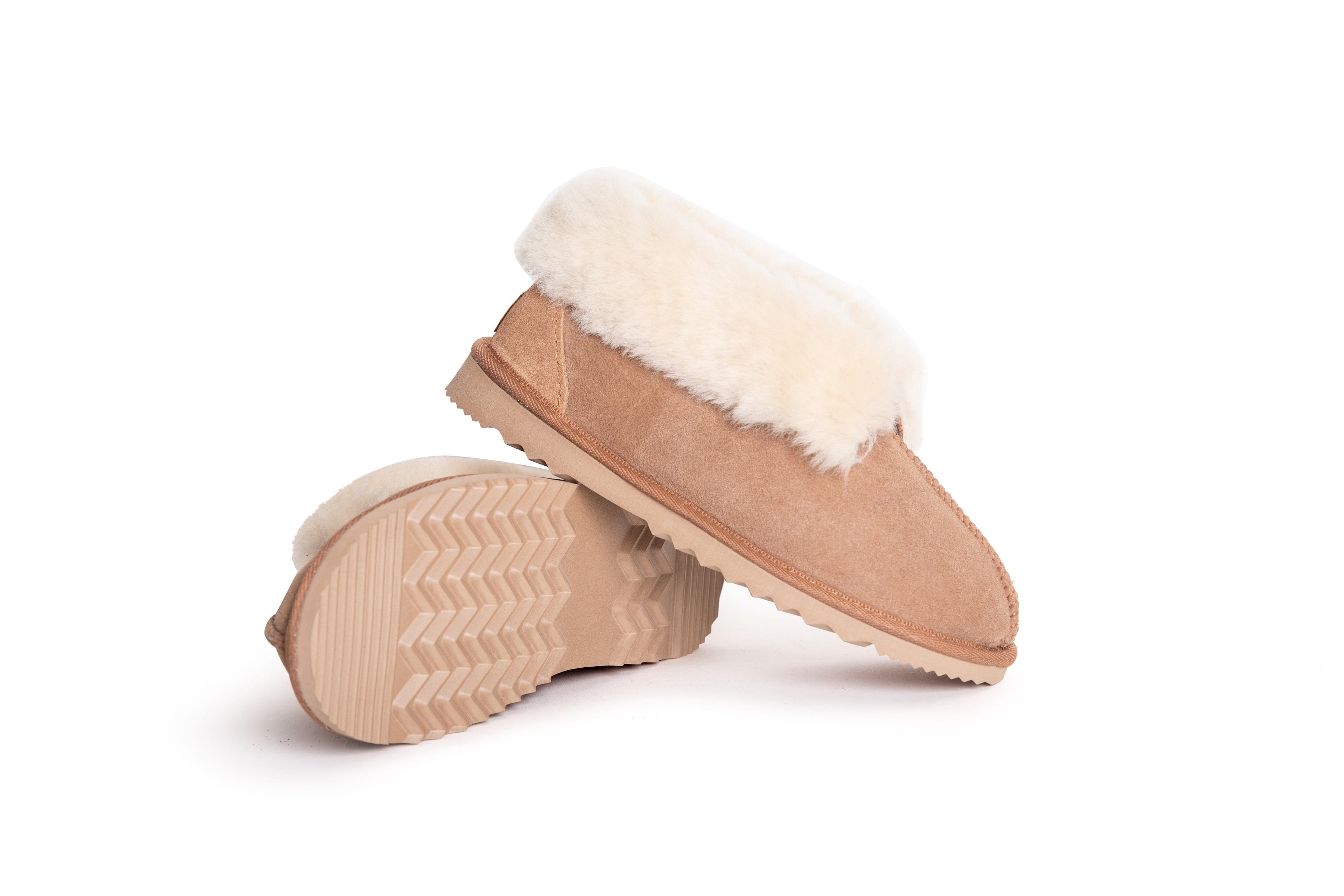 UGG Australian Shepherd® Australian Made Double-Faced Sheepskin Unisex Ugg Slipper - UGG Slippers - Chestnut - AU Ladies 5 / AU Men 3 / EU 36 - Uggoutlet