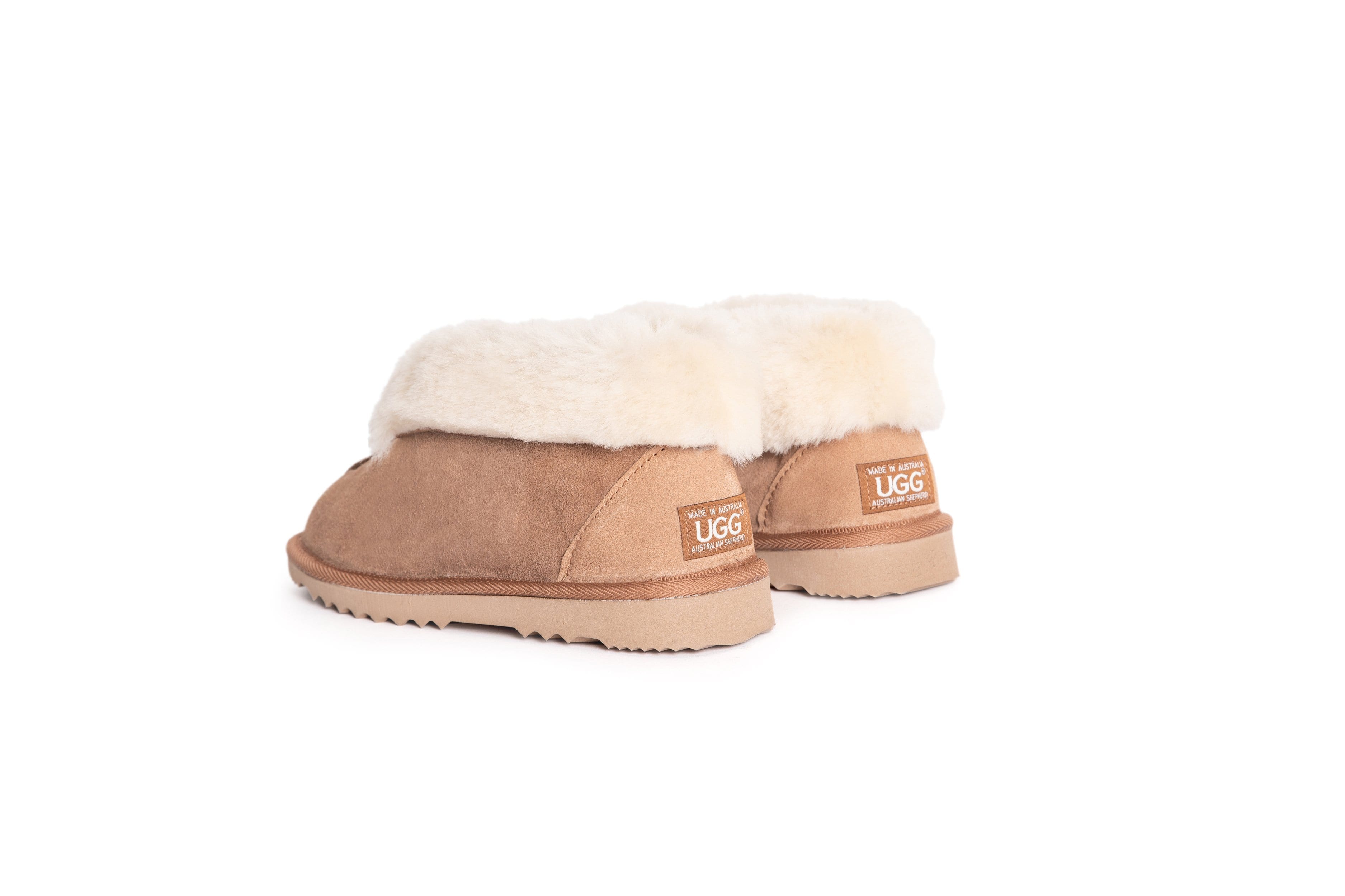 UGG Australian Shepherd® Australian Made Double-Faced Sheepskin Unisex Ugg Slipper - UGG Slippers - Chestnut - AU Ladies 5 / AU Men 3 / EU 36 - Uggoutlet