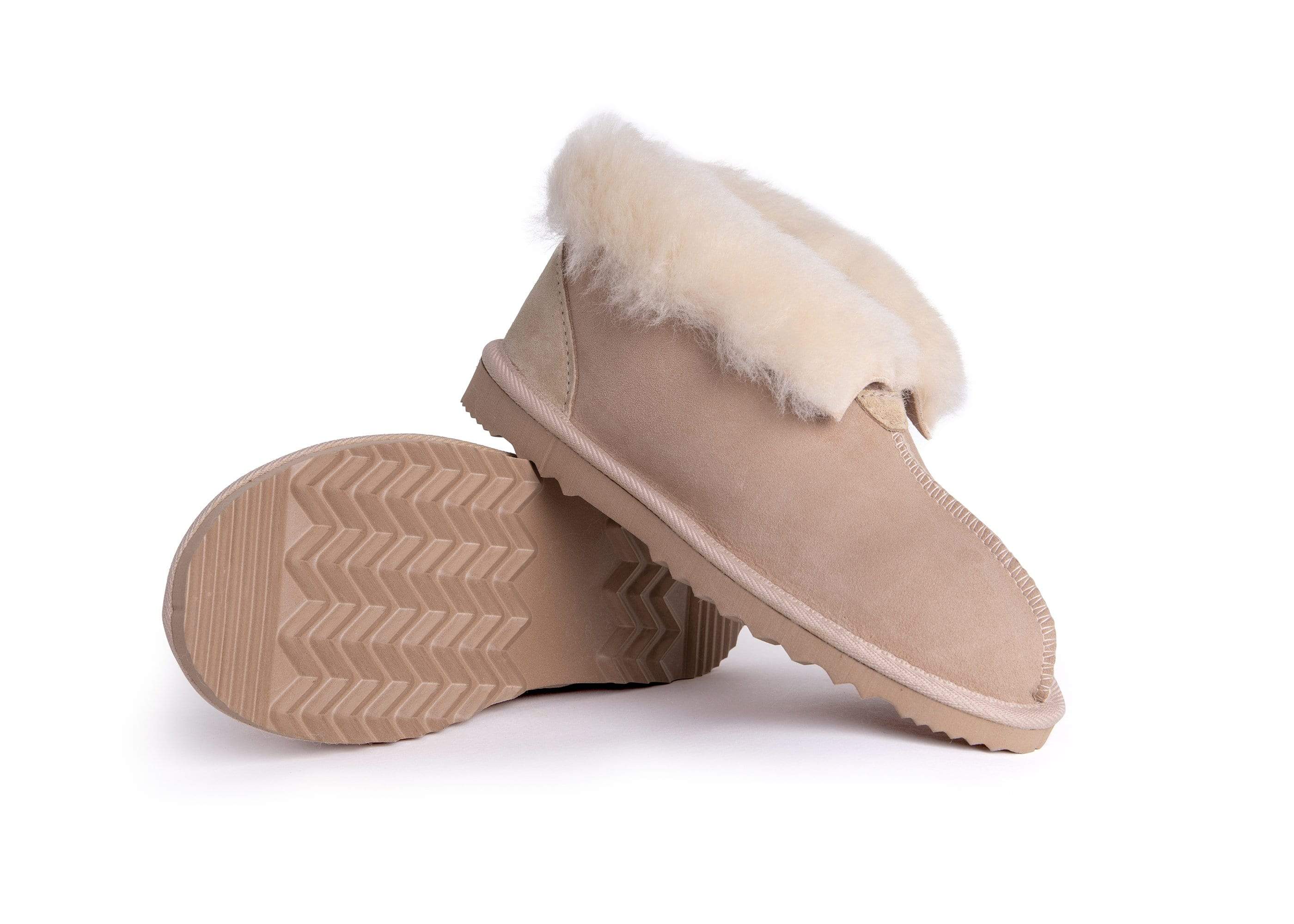 UGG Australian Shepherd® Australian Made Double-Faced Sheepskin Unisex Ugg Slipper - UGG Slippers - Sand - AU Ladies 5 / AU Men 3 / EU 36 - Uggoutlet