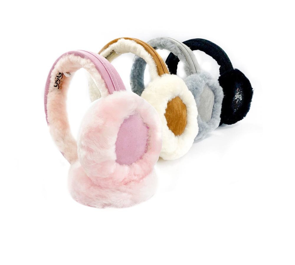 UGG Australian Shepherd® Merino Wool Women Fashion Winter Earmuffs - Eramuff - Chestnut - Uggoutlet