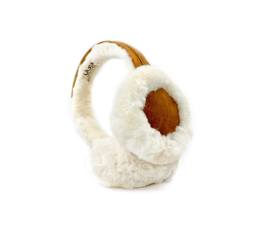 UGG Australian Shepherd® Merino Wool Women Fashion Winter Earmuffs - Eramuff - Chestnut - Uggoutlet