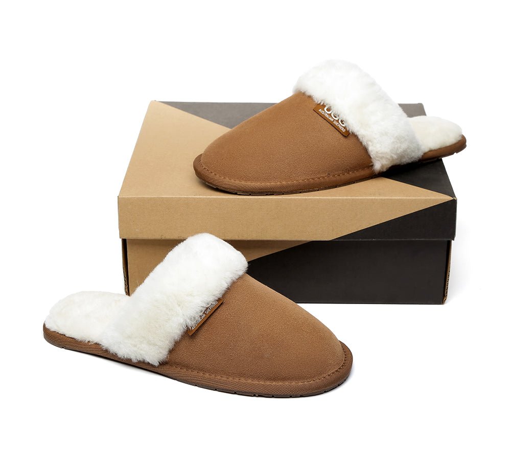 UGG Australian Shepherd® Sheepskin Wool Slipper Lassie - UGG Slippers - Chestnut - S - Uggoutlet