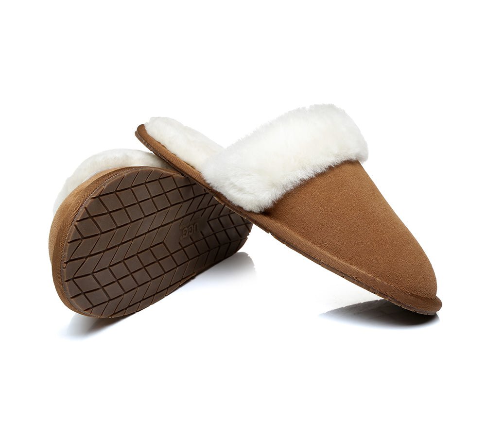 UGG Australian Shepherd® Sheepskin Wool Slipper Lassie - UGG Slippers - Chestnut - S - Uggoutlet